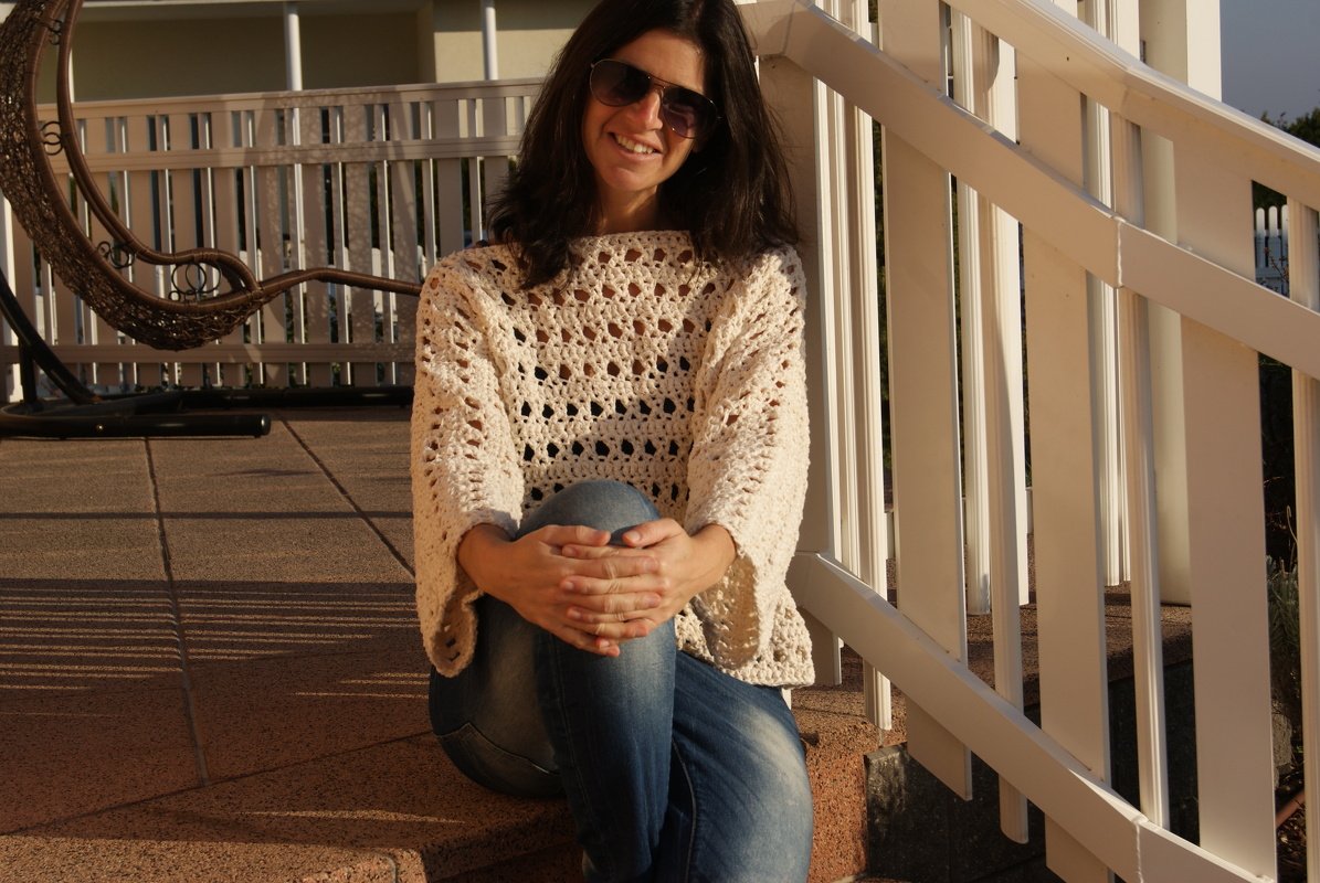 Überziehpulli - lockere Form, Gr. 36 - 42 - Bild 5