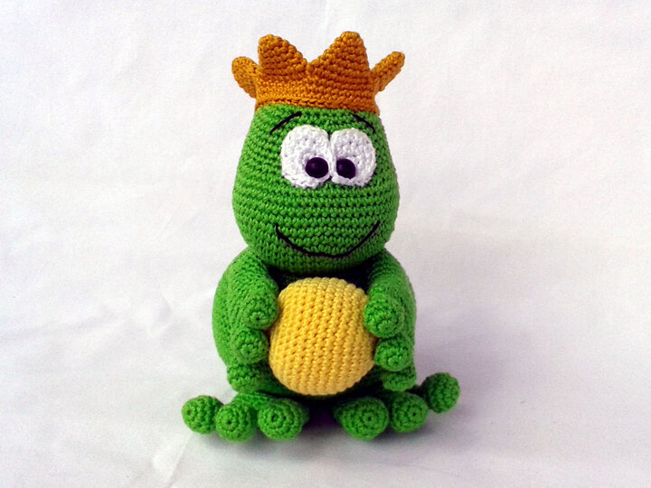 Häkelanleitung Froschkönig und seine Froschkönigin