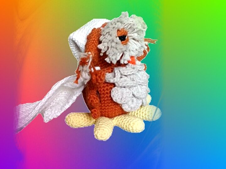 Häkelanleitung - Müde Eule Josi