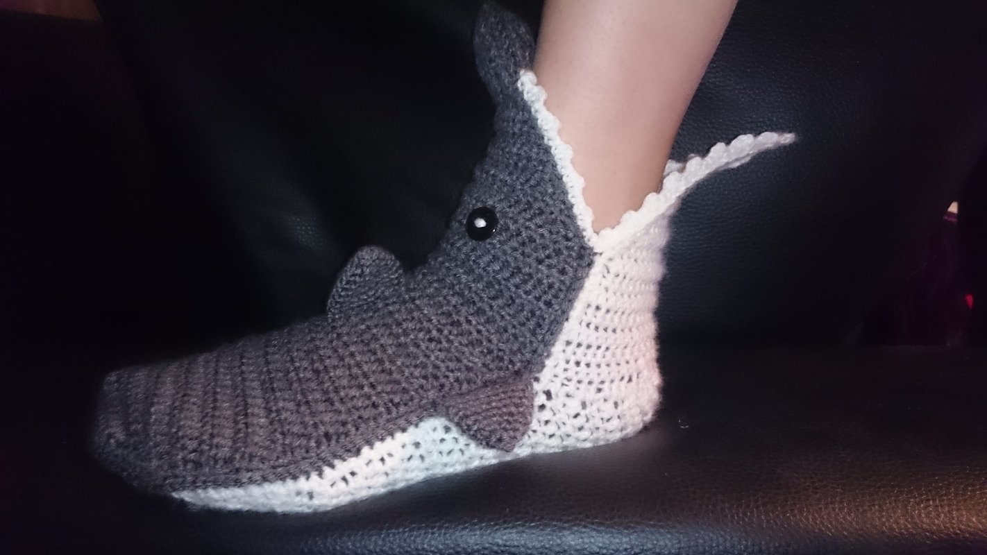 Anleitung "Bissige Haisocke Gr. 39/40"