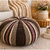 Strickanleitung Pouf Stripes | Rundes Sitzkissen stricken | HomeWare #3