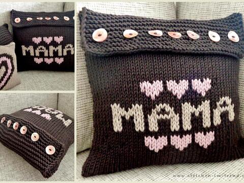 Strickanleitung für Dekokissen/Polster | Homeware Kissen *Muttertag*