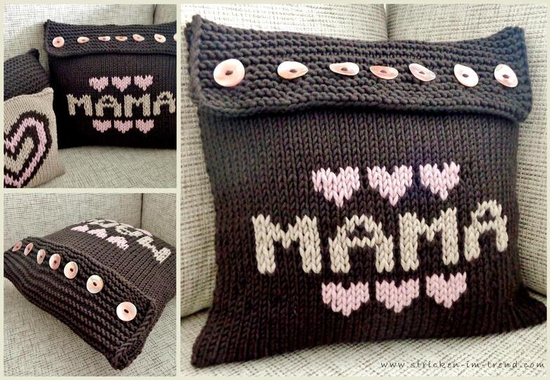 Strickanleitung für Dekokissen/Polster | Homeware Kissen *Muttertag*