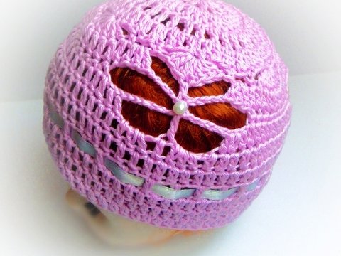 Häkelanleitung – Baby mütze Gr. 0-3 monate