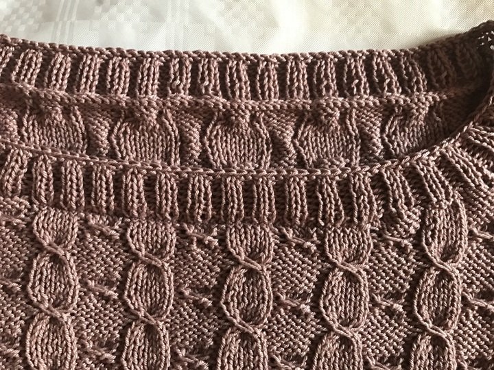 Strickanleitung für Baumwollpullover