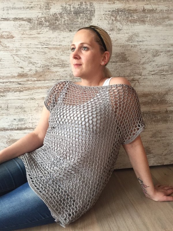 Netzshirt häkeln - schnell und einfach - Bild 3