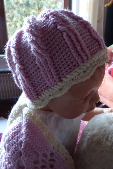 Häkelanleitung für Mütze von Neugeboren bis Kleinkind