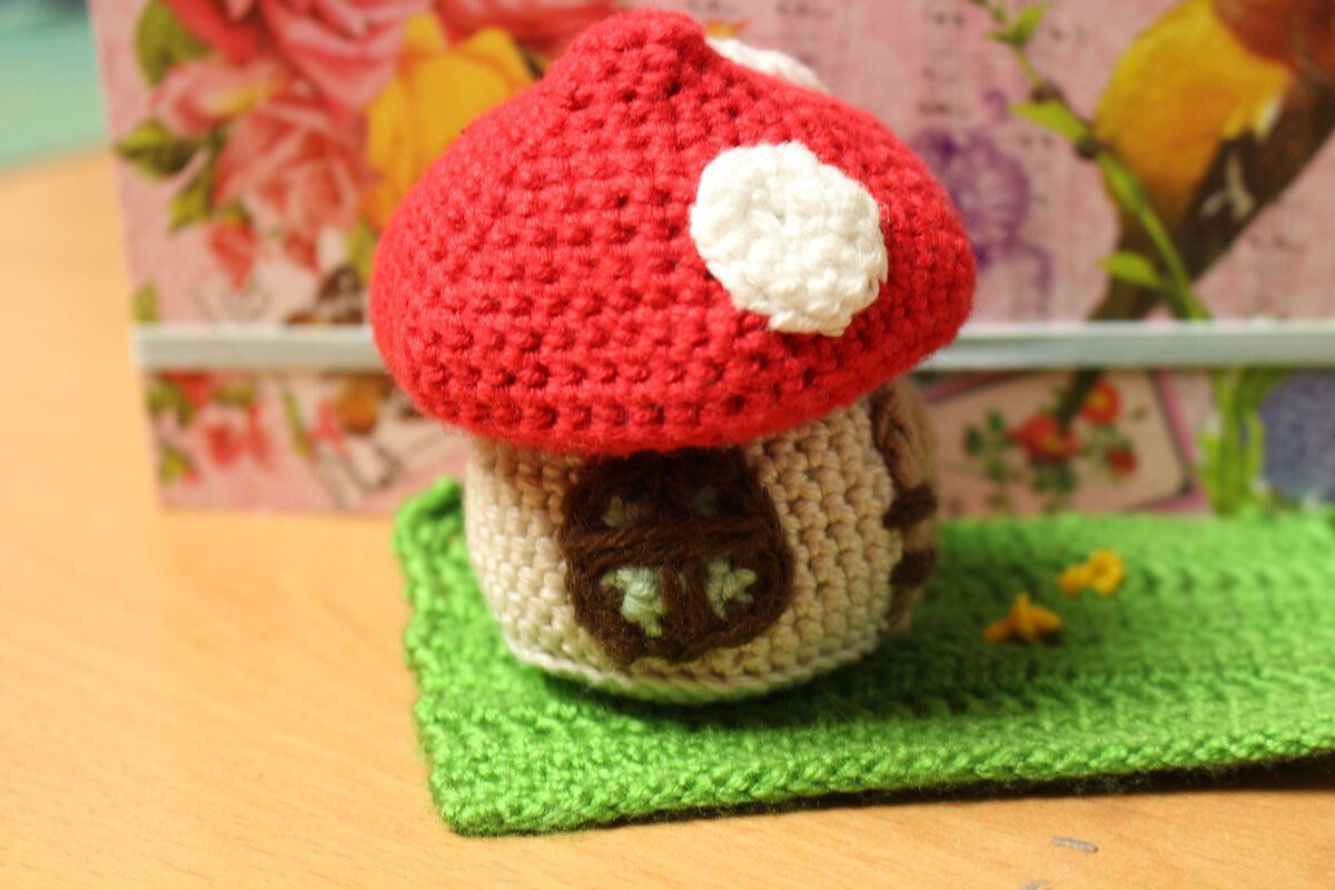 Pilzhäuschen · kostenlose Häkelanleitung - Bild 2