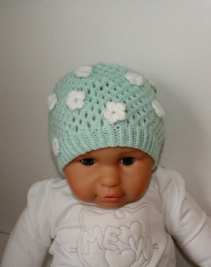 Strickanleitung Baby-Set, Mütze und Socken, ca. 6 - 12 Monate