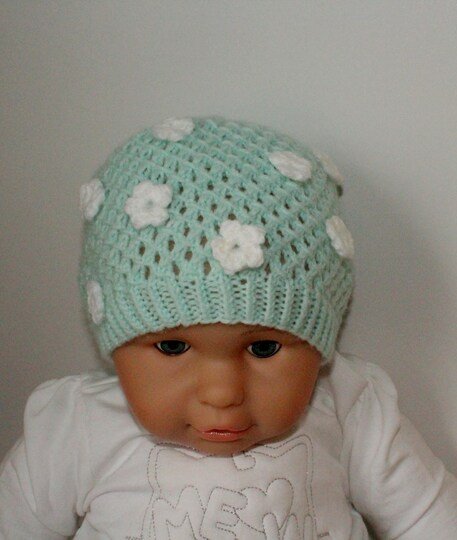 Strickanleitung Baby-Set, Mütze und Socken, ca. 6 - 12 Monate