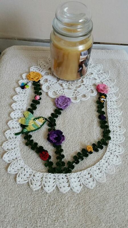 Smelling the Roses Doily - Image 3