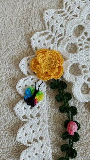 Smelling the Roses Doily