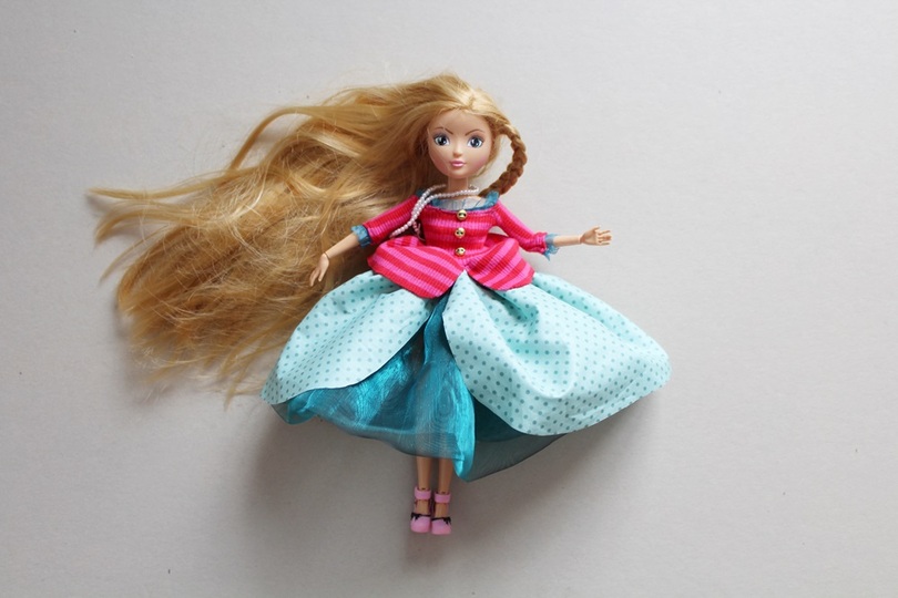 E-Book Nähanleitung Puppenkleid Barbie