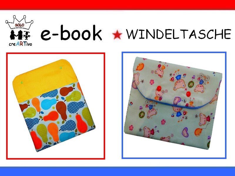 Nähanleitung - Windeltasche - für unterwegs