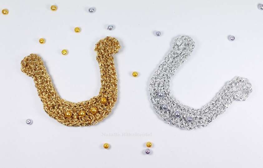 Applikation "Hufeisen" ca. 5,5 cm