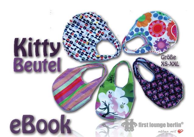 Kitty *** Beuteltasche E-Book Pdf-Datei Tasche Einkaufstasche Nähanleitung mit Schnittmuster in 6 Größen XS-XXL von firstloungeberlin