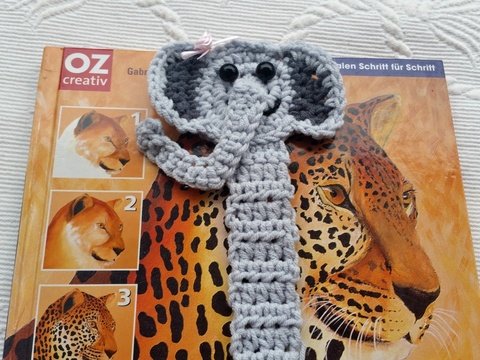 Häkelanleitung Lesezeichen Book Design No.7