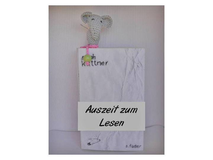 Lesezeichen Elefant Häkelanleitung