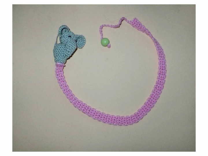 Lesezeichen Elefant Häkelanleitung