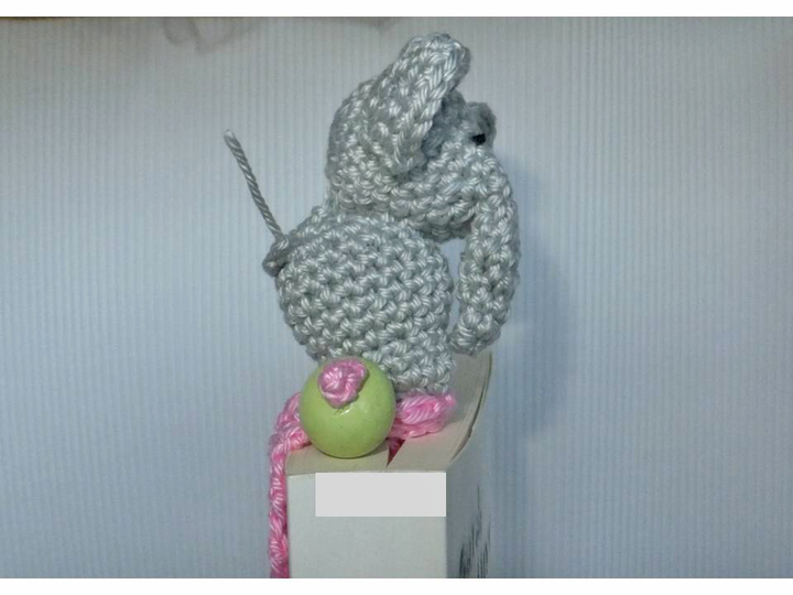 Lesezeichen Elefant Häkelanleitung