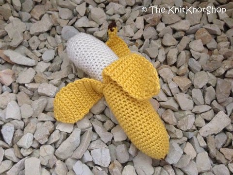 Häkelanleitung Obst Banane