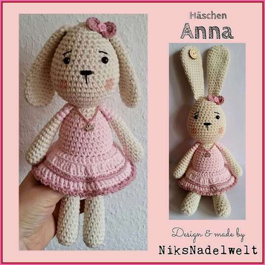 Häkelanleitung - Häschen Anna