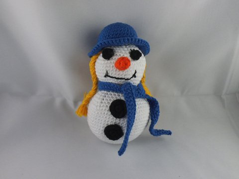Schneefrau - Amigurumi Häkelanleitung