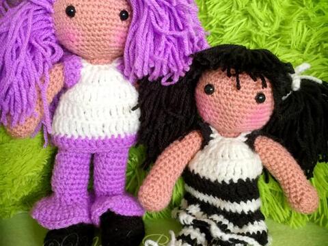 Leeloo und Leelaa - Häkelanleitung