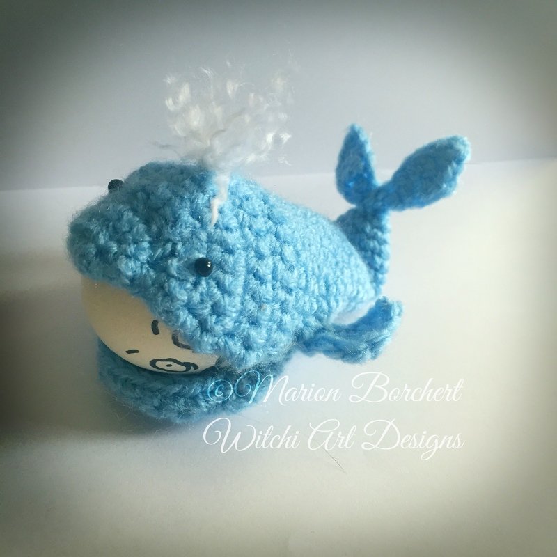 Eierwärmer Wal - Häkelanleitung - Bild 3