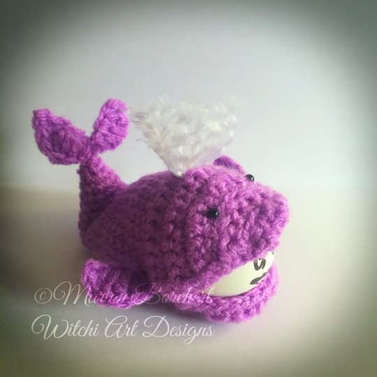 Eierwärmer Wal - Häkelanleitung