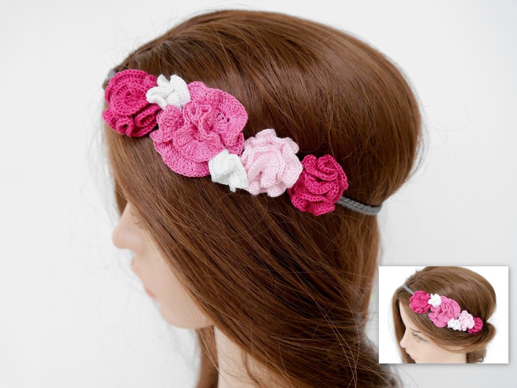 Häkelanleitung - Blumenkranz und Kette 2in1 – No.142 - Bild 14