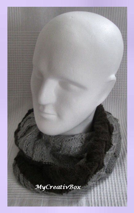 Loop "Zick Zack" - gestrickt - Bild 3