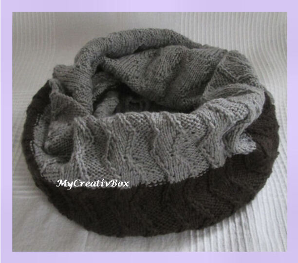 Loop "Zick Zack" - gestrickt