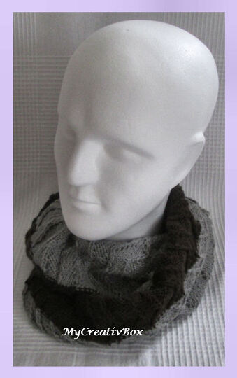 Loop "Zick Zack" - gestrickt