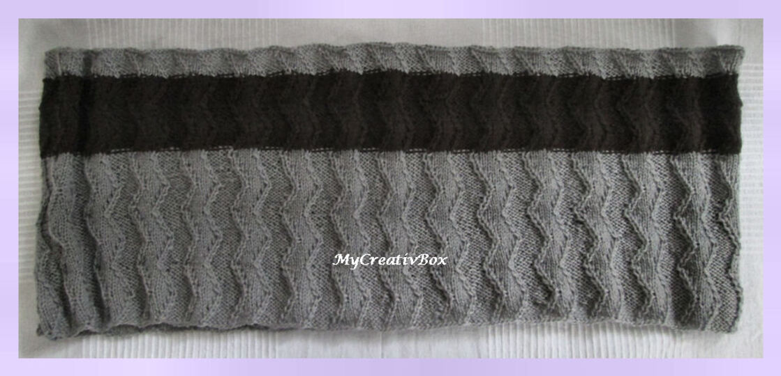 Loop "Zick Zack" - gestrickt