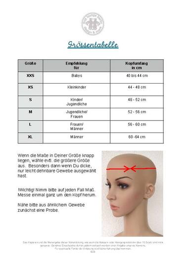 Bubble *** E-Book Pdf-Datei Wende-Beanie Schnittmuster und N&auml;hanleitung f&uuml;r die ganze Familie in 6 Gr&ouml;&szlig;en von firstloungeberlin