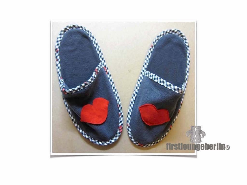 Pantappa Pantoffeln Puschen Latschen Hausschuhe für die ganze Familie Nähanleitung mit Schnittmuster  firstloungeberlin - Bild 8
