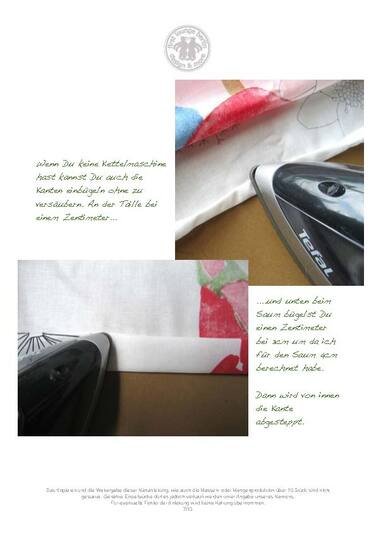 Hilde *** E-Book Pdf-Datei gesmokter Rock, Nähanleitung ohne Schnitt für einen schnellen Rock in 6 Doppelgrößen 32/34-46/48 firstloungeberlin