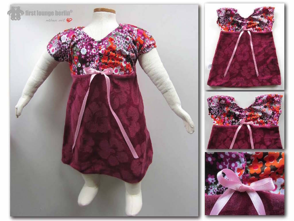 Clairinchen ***Kinder Kleid Tunika E-Book pattern in 16 Größen 74 bis 164 Nähanleitung mit Schnittmuster made with Love von firstloungeberlin - Bild 4