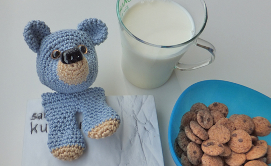 Lesezeichen Bär Häkelanleitung