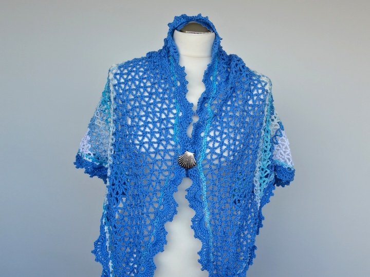 Häkelanleitung Sommertuch/Dreieckstuch Summer Kollektion No.4