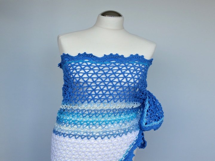 Häkelanleitung Sommertuch/Dreieckstuch Summer Kollektion No.4