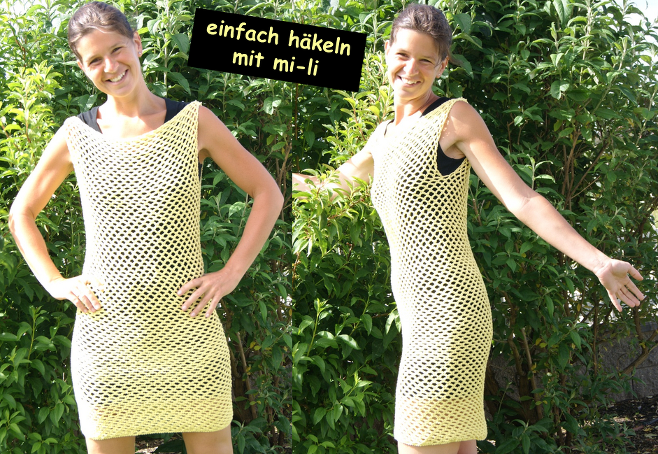 Sommerkleid Netzmuster Gr. 36 - 42 mit Ernährungstipps