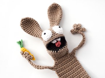 Amigurumi Crochet Bunny Bookmark