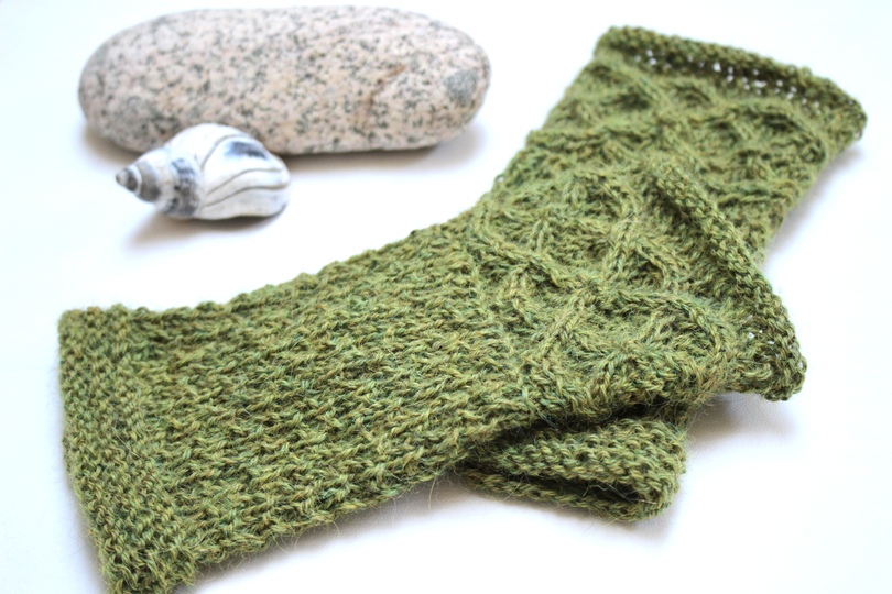 Armstulpen "Claire" mit Zopfmuster, Strickanleitung für 2 Größen