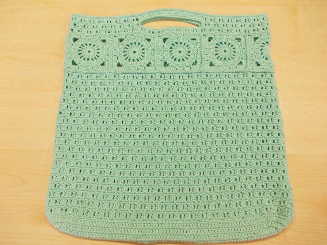 H&auml;keltasche mit Grannykante - Bild 3