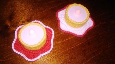 Teelicht " Mini - Blümchen "