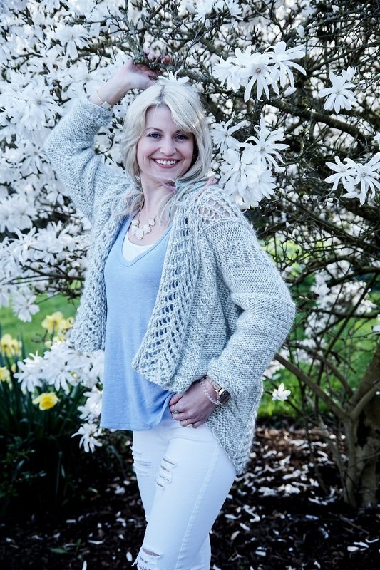 Jacke Stricken - Strickanleitung - Strickjacke Cardigen Gr. 34-38 - Bild 2