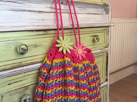 Häkelanleitung Gute-Laune-Sommertasche/Strandtasche