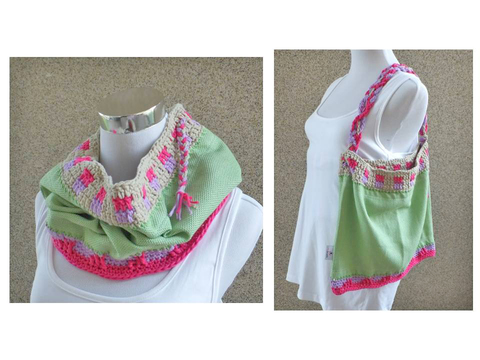 Loop und Tasche Häkelanleitung mit dem myBoshi Loop